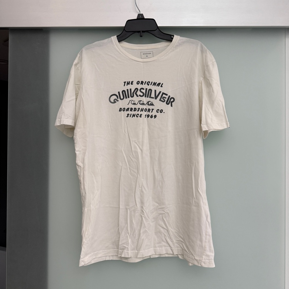 Quiksilver Men's White T-Shirt